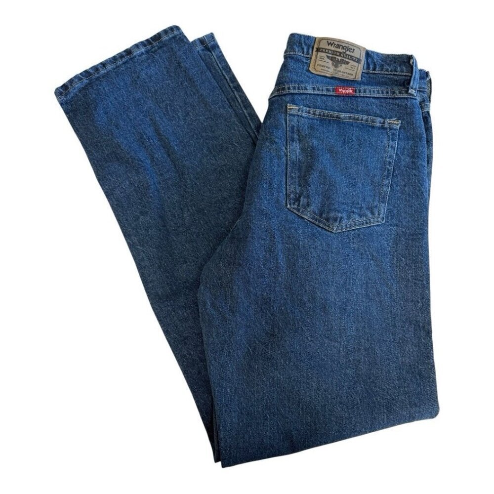 Wrangler Mens Relaxed Fit Jeans with FLEX Denim Pants Casual Work~Size 32x34~NWT